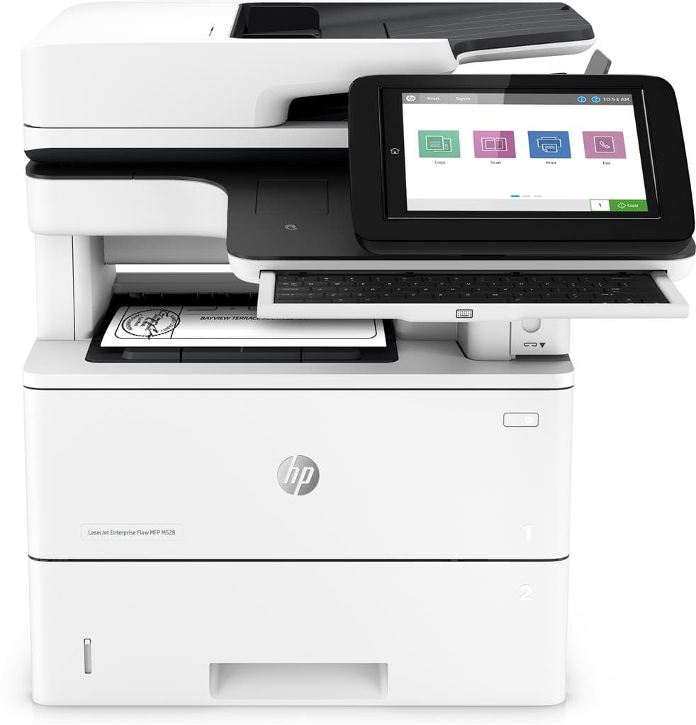 Multifunctional Laser Mono HP MFP M528z, A4, Functii: Impr.|Scan.|Cop.|Fax, Viteza de Printare Monocrom: 43ppm, Conectiv:USB|Ret|WiFi|BT, Duplex:Da, ADF:ADF "1PV67A"