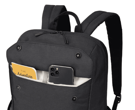RUCSAC THULE, pt. notebook de max. 15.6 inch, 1 compartiment, buzunar frontal | buzunar lateral x 2, waterproof, poliester, negru, "TLBP216 BLACK" / "3204835" — miniatură