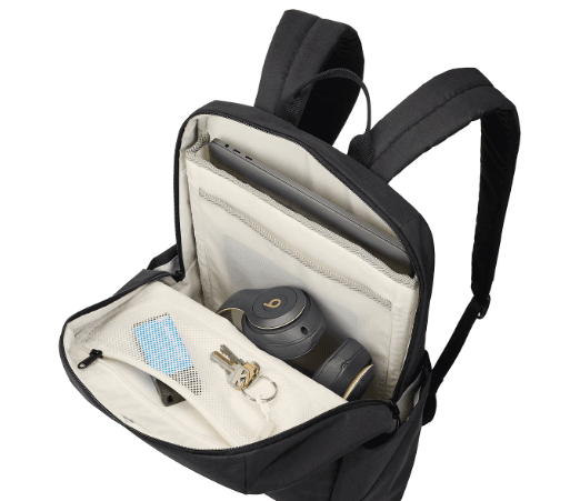 RUCSAC THULE, pt. notebook de max. 15.6 inch, 1 compartiment, buzunar frontal | buzunar lateral x 2, waterproof, poliester, negru, "TLBP216 BLACK" / "3204835" — miniatură
