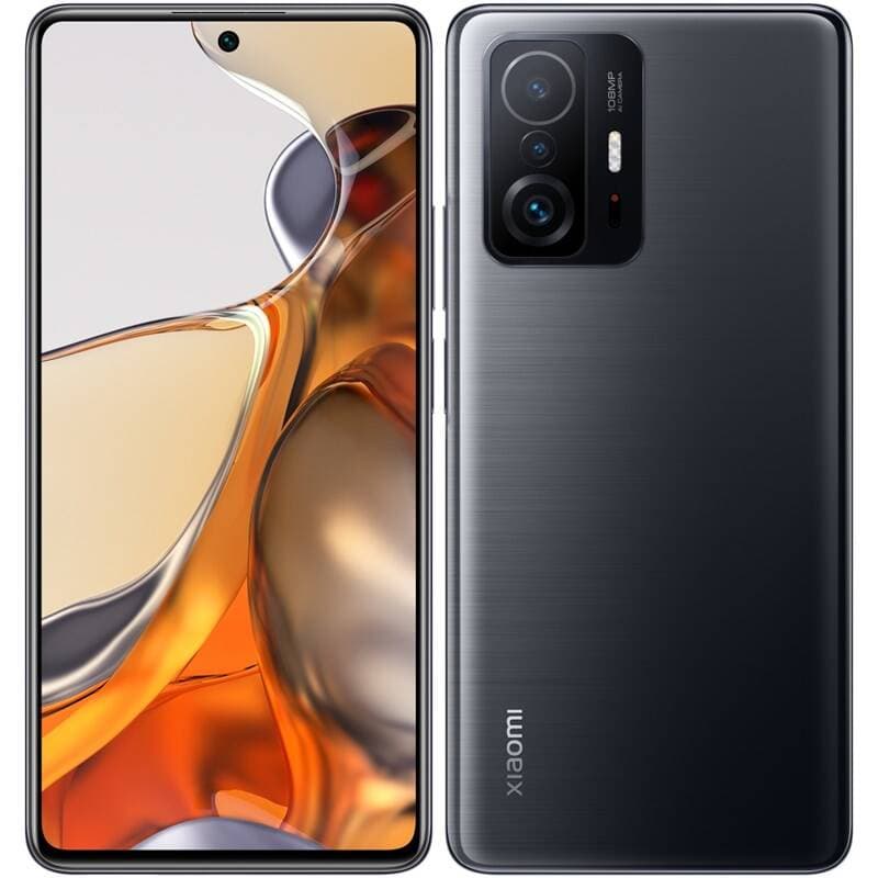 SMARTphone Xiaomi, "11T PRO" ecran 6.67 inch, dual sim, rez. camera 108 Mpix, memorie interna 128 GB, 5G, Android, acumulator 5000 mAh, gri, "34895"