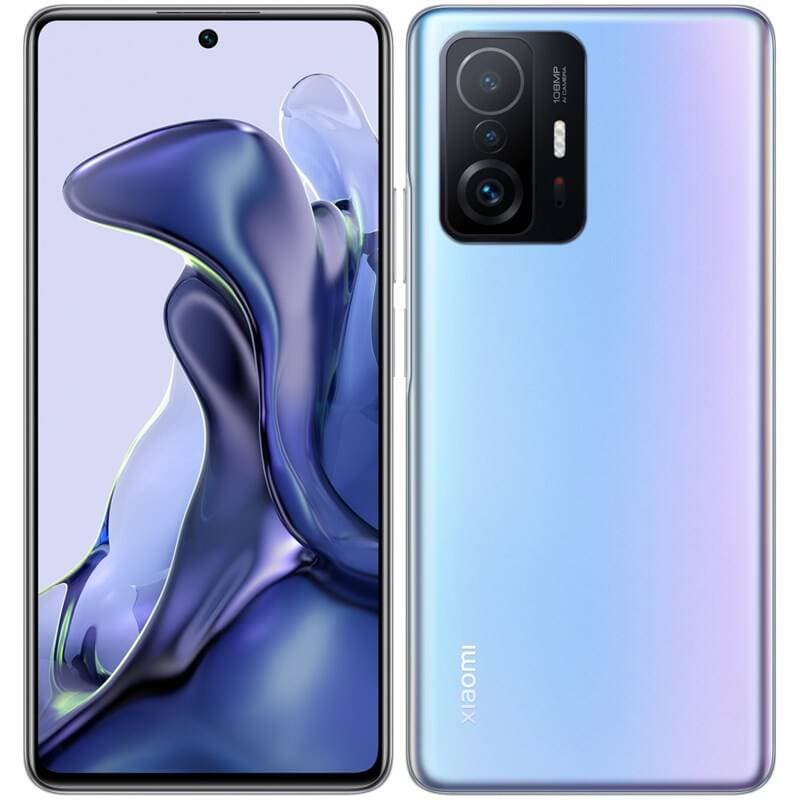 SMARTphone Xiaomi, "11T" ecran 6.67 inch, dual sim, rez. camera 108 Mpix, memorie interna 128 GB, 5G, Android, acumulator 5000 mAh, albastru, "34983"
