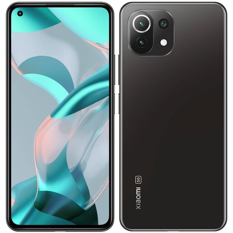 SMARTphone Xiaomi, "11 LITE 5G" ecran 6.55 inch, dual sim, rez. camera 64 Mpix, memorie interna 128 GB, 5G, Android, acumulator 4250 mAh, negru, "35739"