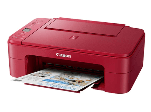 Multifunctional Inkjet Color Canon Pixma TS3352 Red, A4, Functii:Impr|Scan|Cop,Viteza Print Mono:7.7ipm,Viteza Print color:4ipm,Conectiv:USB|WiFi,Duplex:Nu,ADF:Nu "3771C046AA" — miniatură