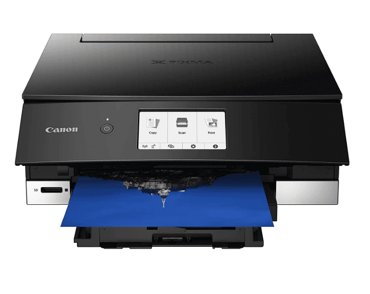Multifunctional Inkjet Color Canon Pixma TS8350 Black, A4, Functii:Impr|Scan|Cop,Viteza Print Mono:15ipm,Viteza Print color:10ipm,Conectiv:USB|WiFi,Duplex:Da,ADF:Nu "3775C006AA" — miniatură