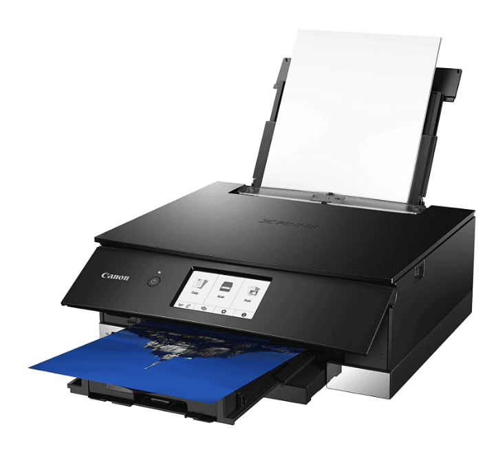 Multifunctional Inkjet Color Canon Pixma TS8350 Black, A4, Functii:Impr|Scan|Cop,Viteza Print Mono:15ipm,Viteza Print color:10ipm,Conectiv:USB|WiFi,Duplex:Da,ADF:Nu "3775C006AA" — miniatură