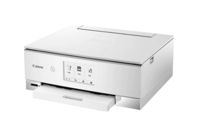 Multifunctional Inkjet Color Canon Pixma TS8351 White, A4, Functii:Impr|Scan|Cop,Viteza Print Mono:15ipm,Viteza Print color:10ipm,Conectiv:USB|WiFi,Duplex:Da,ADF:Nu "3775C026AA" — miniatură