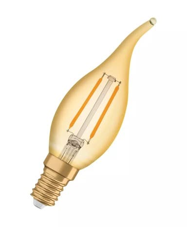 BEC LED Osram, soclu E14, putere 2.5 W, forma lumanare, lumina alb calda, alimentare 220 - 240 V, "000004058075293236"