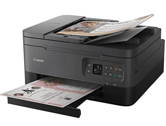 Multifunctional Inkjet Color Canon Pixma TS7450a Black,A4,Functii:Impr|Scan|Cop,Viteza Print Mono:13ipm,Viteza Print color:6.8ipm,Conectiv:USB|WiFi,Duplex:Da,ADF:ADF "4460C056AA" — miniatură