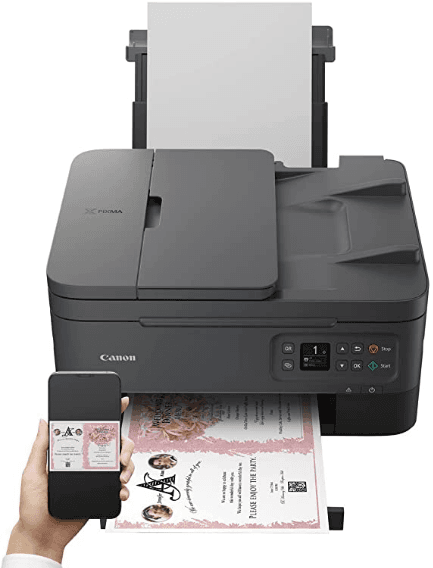 Multifunctional Inkjet Color Canon Pixma TS7450a Black,A4,Functii:Impr|Scan|Cop,Viteza Print Mono:13ipm,Viteza Print color:6.8ipm,Conectiv:USB|WiFi,Duplex:Da,ADF:ADF "4460C056AA" — miniatură