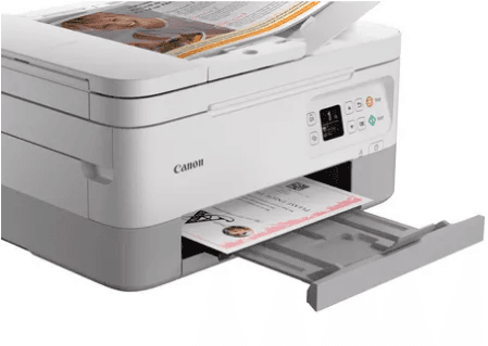 Multifunctional Inkjet Color Canon Pixma TS7451a White,A4,Functii:Impr|Scan|Cop,Viteza Print Mono:13ipm,Viteza Print color:6.8ipm,Conectiv:USB|WiFi,Duplex:Da,ADF:ADF "4460C076AA" — miniatură