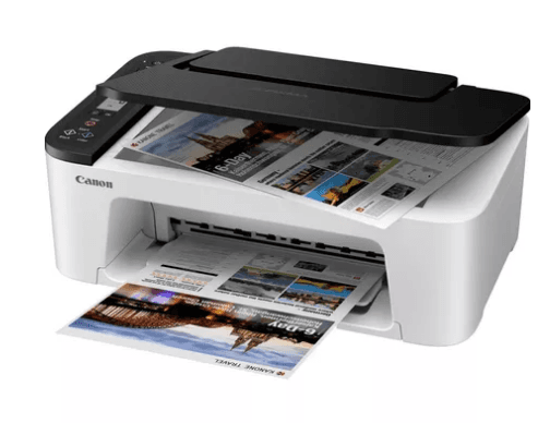Multifunctional Inkjet Color Canon Pixma TS3452 Black/White,A4,Functii:Impr|Scan|Cop,Vit Print Mono:7.7ipm,Vit Print color:4ipm,Conectiv:USB|WiFi,Duplex:Nu,ADF:Nu "4463C046AA" — miniatură