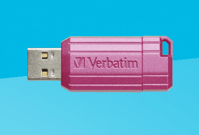 MEMORIE USB VERBATIM PINSTRIPE 64GB PINK "49962" — miniatură
