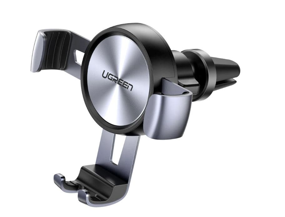 SUPORT AUTO Ugreen pt. SmartPhone, "LP130" fixare grila ventilatie, gri "50564" - 6957303855643