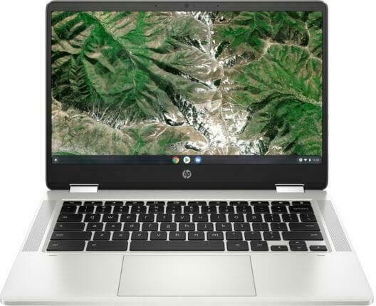 NOTEBOOK HP, "Chromebook x360" 14.0 inch, Pentium N5030, 4 GB DDR4, HDD nu 128 GB eMMC, Intel UHD Graphics, Chrome OS, "675W7EA#ABB" (