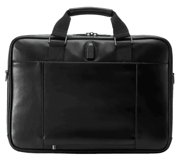 GEANTA HP, pt. notebook de max 15.6 inch, 1 compartiment, buzunar frontal x 2, 1.22 kg, piele ecologica, negru, "6KD09AA" — miniatură