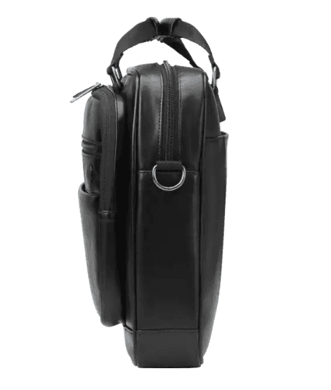 GEANTA HP, pt. notebook de max 15.6 inch, 1 compartiment, buzunar frontal x 2, 1.22 kg, piele ecologica, negru, "6KD09AA" — miniatură
