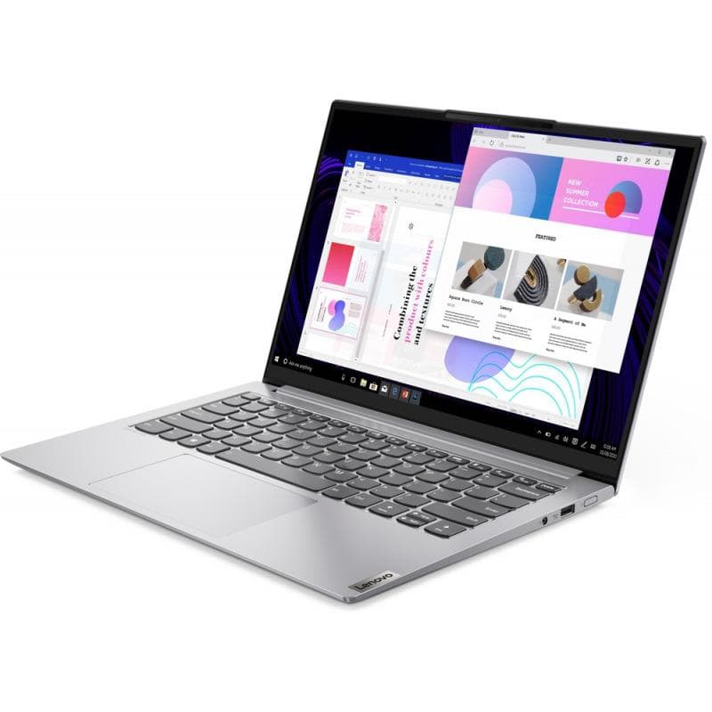 NOTEBOOK Lenovo, "Yoga Slim 7 Pro" 14.0 inch, Ryzen 7 5800H, 16 GB DDR4, SSD 1 TB, AMD Radeon Graphics, Windows 11 Home, "82N5006WRM" ( — miniatură