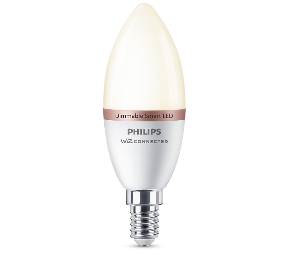 BEC smart LED Philips, soclu E14, putere 4.9 W, forma lumanare, lumina alb rece, alimentare 220 - 240 V, "000008719514372368"