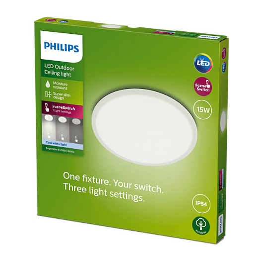 Outdoor lighting LED ceiling light Phili "000008719514417991" — miniatură