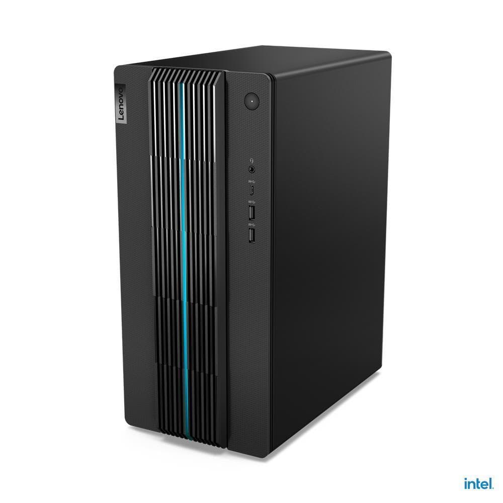 DESKTOP LENOVO, "IdeaCentre G5" Mini Tower, CPU i5-12400F, nVidia GeForce RTX 3060, memorie 16 GB, SSD 1 TB, tastatura si mouse, FreeDos, "90T1001NRI"
