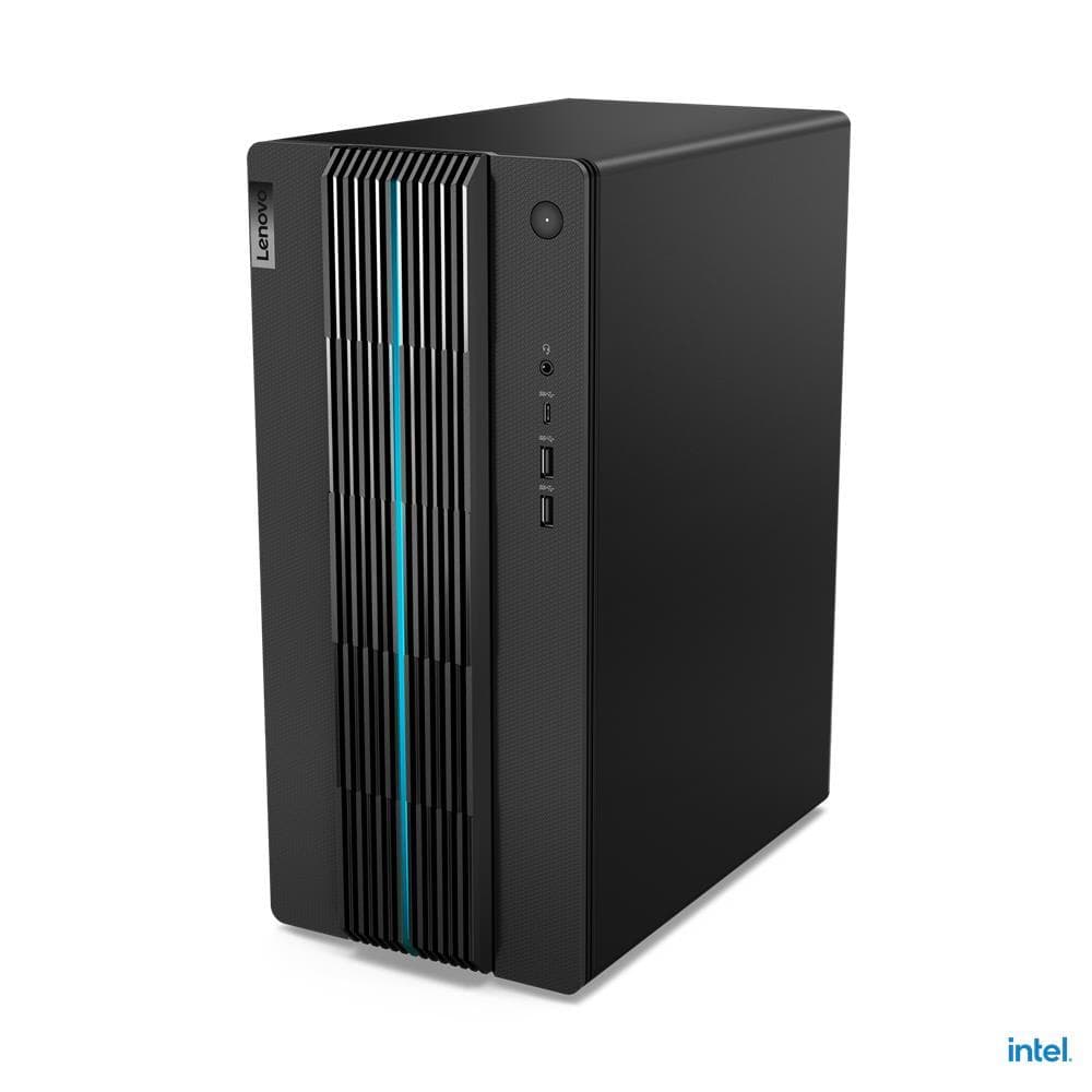 DESKTOP LENOVO, "IdeaCentre 5" Mini Tower, CPU i7-12700F, nVidia GeForce RTX 3060 Ti, memorie 32 GB, SSD 1 TB, tastatura si mouse, FreeDos, "90T1001QRI"