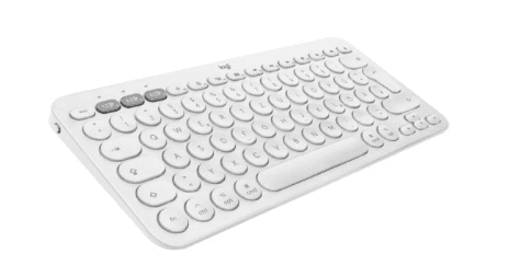 LOGITECH K380 for Mac Multi-Device Bluetooth Keyboard - OFFWHITE - INTL - INTNL (UK), "920-010407" — miniatură
