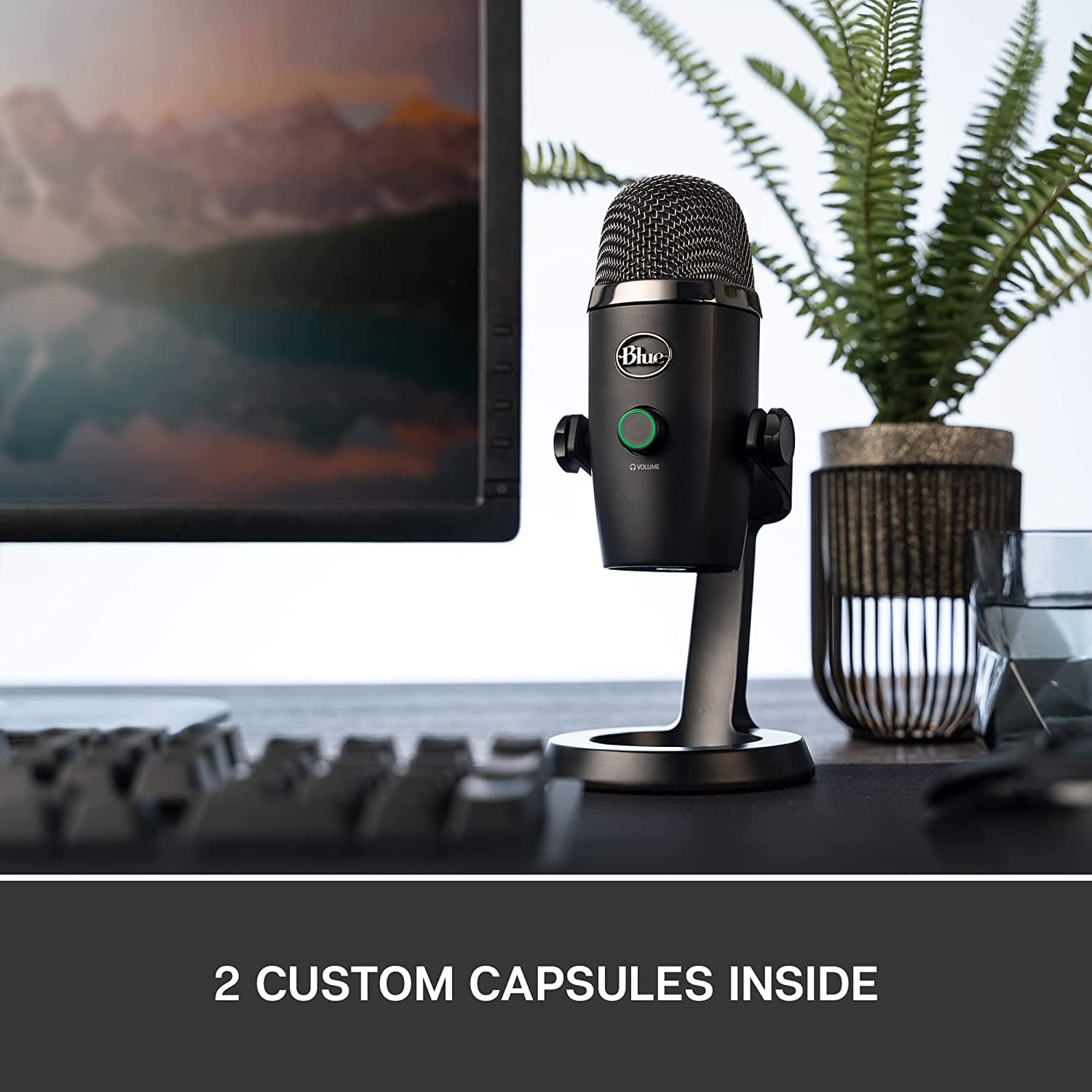 LOGITECH Blue Yeti Nano USB Mic - BLACK - EMEA "988-000401" — miniatură