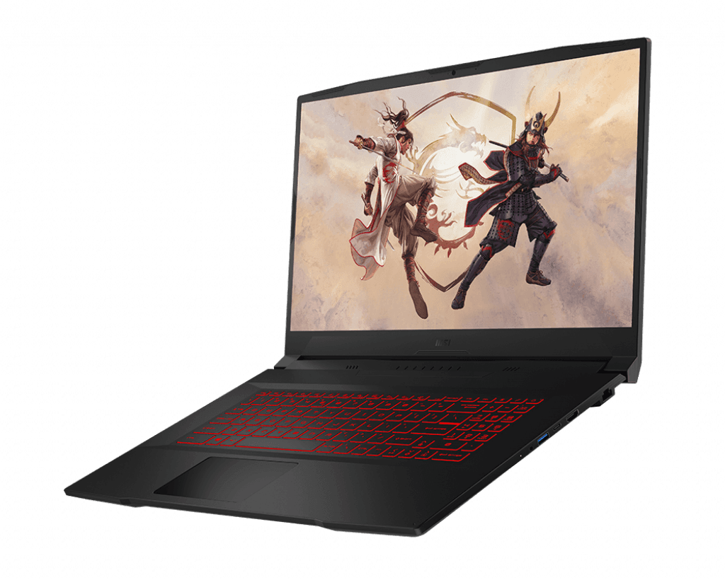 NOTEBOOK MSI - gaming, "Katana GF76" 17.3 inch, i7-12700H, 16 GB DDR4, SSD 1 TB, nVidia GeForce RTX 3070, Free DOS, "9S7-17L322-080" ( — miniatură