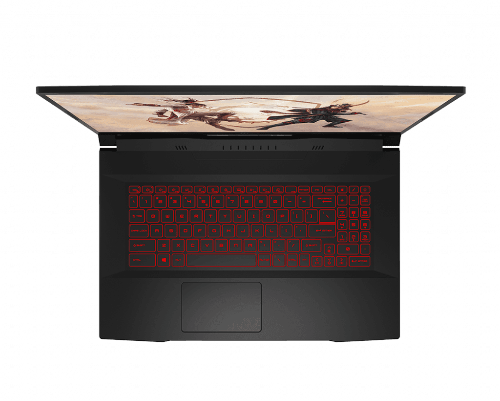NOTEBOOK MSI - gaming, "Katana GF76" 17.3 inch, i7-12700H, 16 GB DDR4, SSD 1 TB, nVidia GeForce RTX 3070, Free DOS, "9S7-17L322-080" ( — miniatură