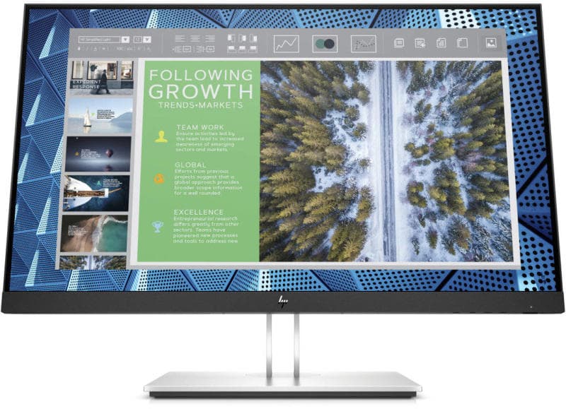HP E24q G4 24inch IPS QHD 2560x1440 16:9 Display Port HDMI VGA 5xUSB 3yr, "9VG12AA#ABB"