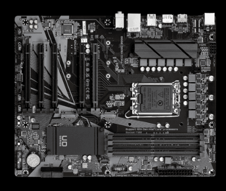 PLACA de BAZA Gigabyte "B660 DS3H DDR4", skt LGA 1700, mATX, Intel B660, 4 x DDR4, max. 128 GB, 4 x SATA, 2 x M.2, 7.1, "B660 DS3H DDR4" — miniatură