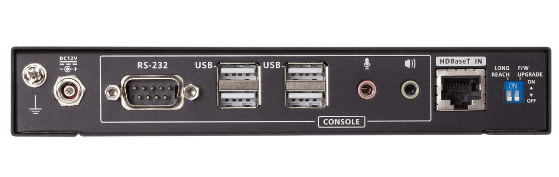 USB DisplayPort Aten Dual View HDBaseTTM 2.0 KVM Extender (4K@100m for Single View) "CE924-AT-G" — miniatură