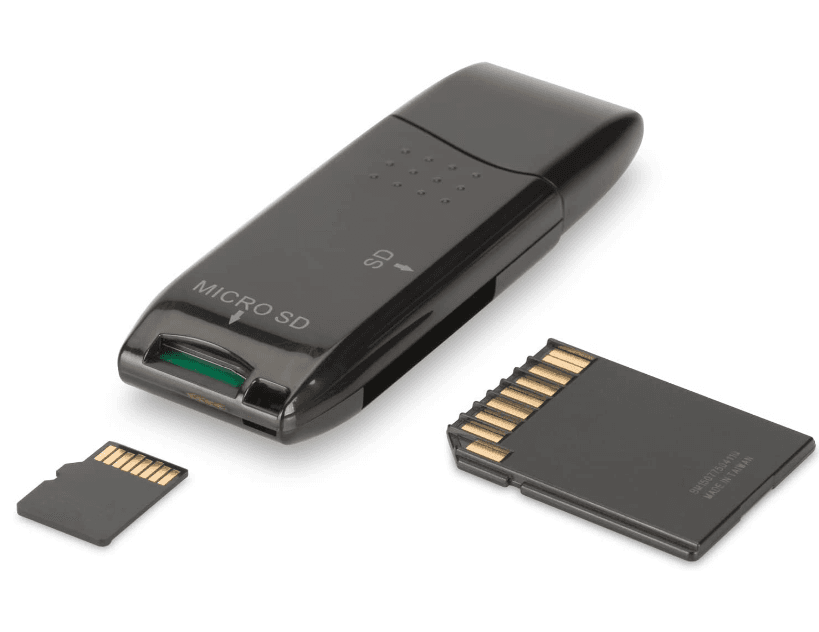 DIGITUS USB 2.0 SD/Micro SD Cardreader for SD SDHC/SDXC and TF Micro-SD cards "DA-70310-3" — miniatură