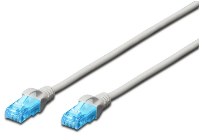 DIGITUS CAT 5e U-UTP patch cable PVC AWG 26/7 length 20 m color grey "DK-1512-200"