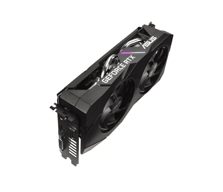 PLACA VIDEO ASUS "GeForce RTX 2060 OC", 6 GB GDDR6 192 biti, PCI Express 3.0 x 16, HDMI x 2 DisplayPort DVI-D, sistem racire aer, "DL-RTX2060-O6G-E" — miniatură