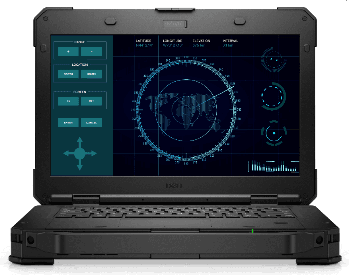 NOTEBOOK Dell, "Latitude 5424 Rug" 14.0 inch, i5-8350U, 16 GB DDR4, SSD 256 GB, Intel Iris Xe Graphics, Windows 10 Pro, "DL5424I516256WP" ( — miniatură
