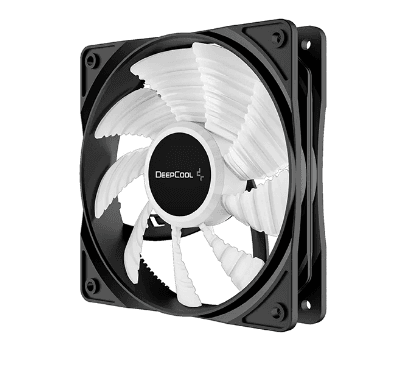 VENTILATOR DEEPCOOL PC RF120R LED, 120x120x25 mm, 4 red LED, Hydro Bearing, "DP-FLED-RF120-RD" — miniatură