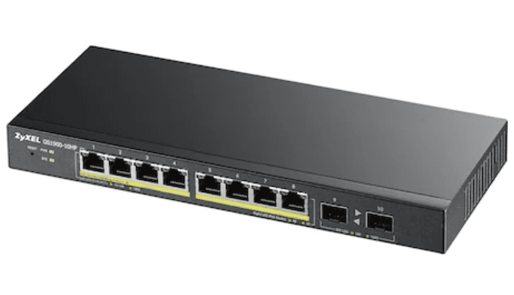 ZYXEL GS1100-10HP 10PORT GBE POE SWITCH, "GS1100-10HP-EU0102" (include TV 1.75lei)