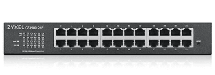 ZYXEL | GS1900-24-EU0102F | GS1900-24 v2 | Switch | Smart Managed | Layer 2 | Rackmount | Porturi 24 Gigabit, 2 Gigabit SFP | Fanless, "GS1900-24-EU0102F" — miniatură