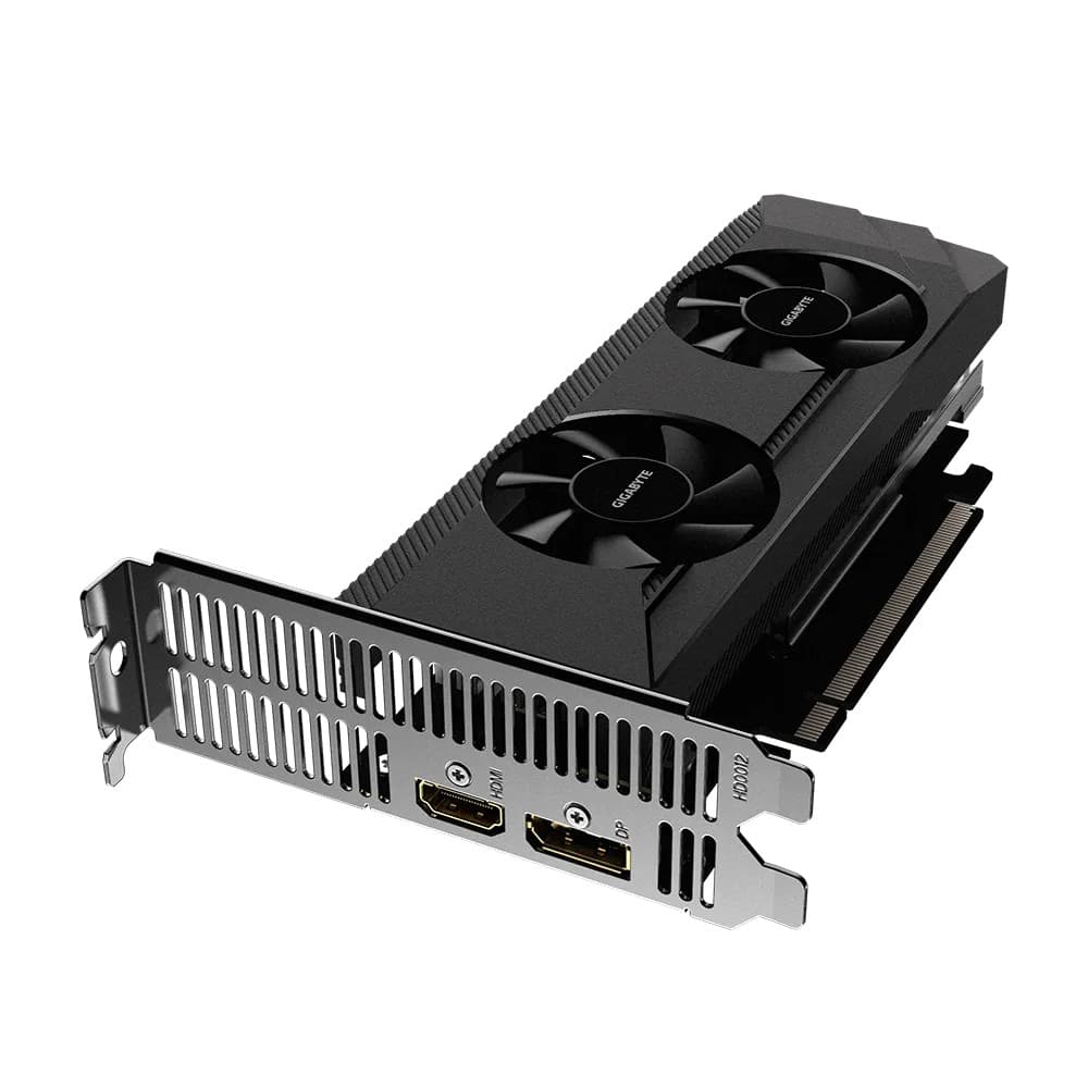 PLACA VIDEO GIGABYTE "Radeon RX 6400 D6", 4 GB GDDR6 64 biti, PCI Express 4.0 x 16, HDMI DisplayPort, sistem racire aer, "GV-R64D6-4GL" — miniatură