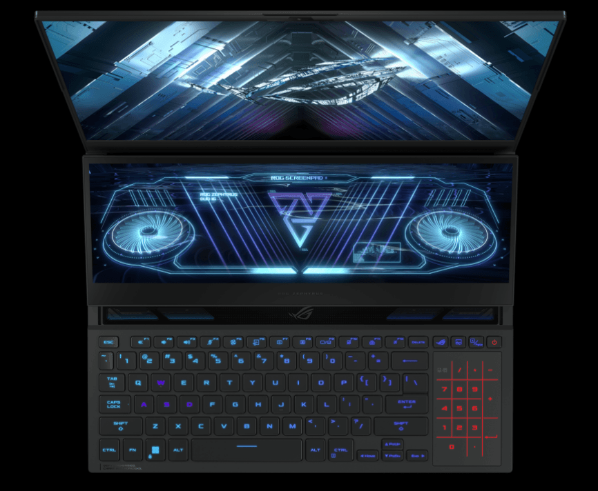 NOTEBOOK Asus - gaming, "ROG Zephyrus Duo 16" 16.0 inch, Ryzen 9 6900HX, 32 GB DDR5, SSD 1 TB, nVidia GeForce RTX 3070 Ti, Windows 11 Home, "GX650RW-LS103W" ( — miniatură