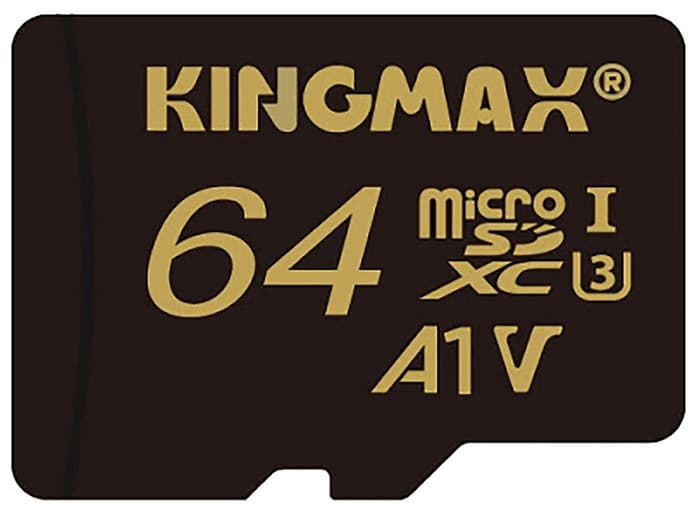 CARD MicroSD KINGMAX, 64 GB, MicroSDHC, clasa 10, standard UHS-I U3, "KM64GMCSDUHSPM1A"