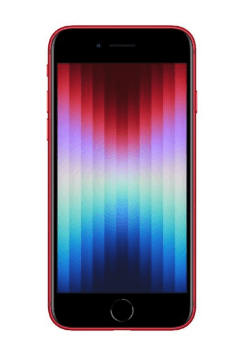 SMARTphone Apple, "iPhone SE 3 5G" ecran 4.7 inch, dual sim, rez. camera 12 Mpix, memorie interna 64 GB, 5G, iOS, rosu, "MMXH3__/A" — miniatură