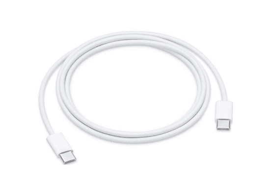CABLU alimentare si date smartphone Apple, USB Type-C (T) la USB Type-C (T), cauciuc, lungime 1 m, alb, "MUF72ZM/A" — miniatură