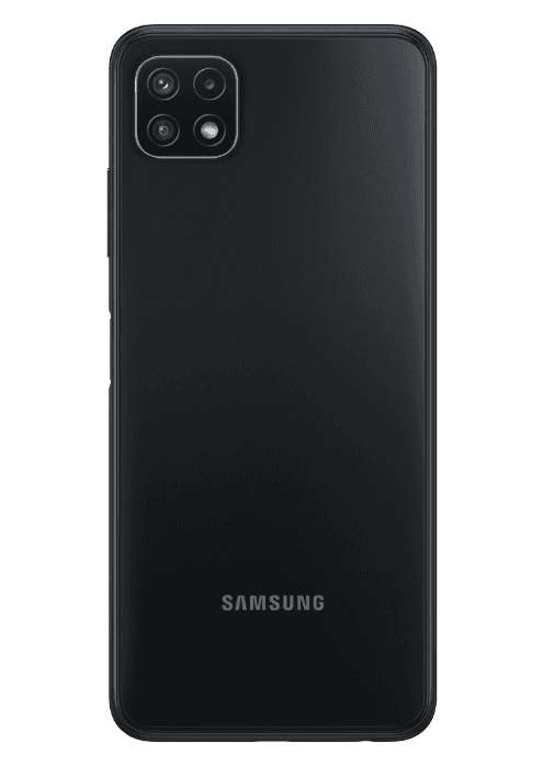 SMARTphone Samsung, "Galaxy A22 5G" ecran 6.6 inch, dual sim, rez. camera 48 Mpix, memorie interna 64 GB, 5G, Android, acumulator 5000 mAh, gri, "SM-A226BZAU" — miniatură