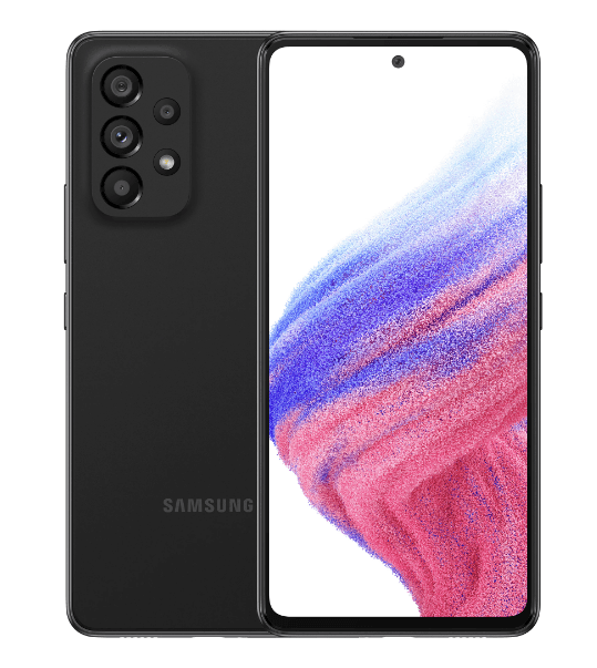 SMARTphone Samsung, "Galaxy A53 5G" ecran 6.5 inch, dual sim, rez. camera 64 Mpix, memorie interna 128 GB, 5G, Android, acumulator 5000 mAh, negru, "SM-A536BZKN" — miniatură