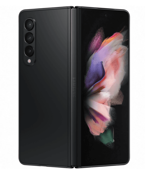 SMARTphone Samsung, "Galaxy Z FOLD3" ecran 7.6 inch, dual sim, rez. camera 12 Mpix, memorie interna 512 GB, 5G, Android, acumulator 4400 mAh, negru, "SM-F926BZKG" — miniatură