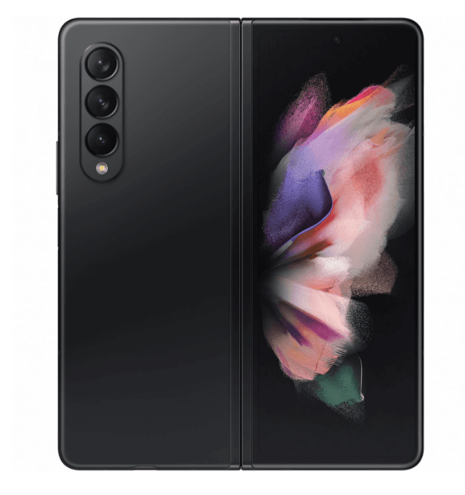 SMARTphone Samsung, "Galaxy Z FOLD3" ecran 7.6 inch, dual sim, rez. camera 12 Mpix, memorie interna 512 GB, 5G, Android, acumulator 4400 mAh, negru, "SM-F926BZKG" — miniatură