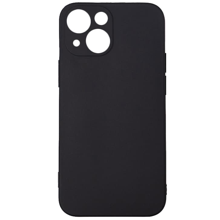 Husa Iphone 13 Mini Spacer, grosime 2mm, material flexibil silicon + interior cu microfibra, negru "SPPC-AP-IP13M-SLK" — miniatură