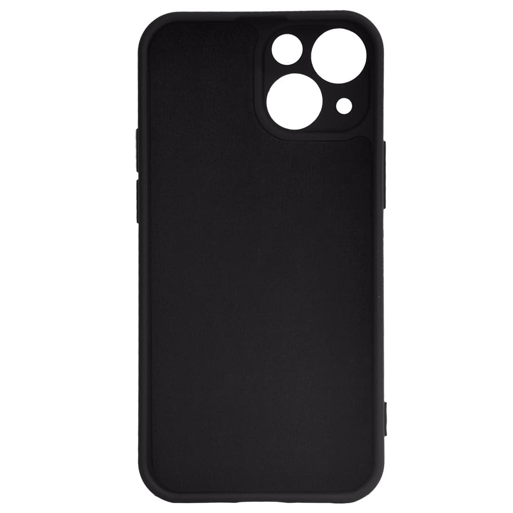 Husa Iphone 13 Mini Spacer, grosime 2mm, material flexibil silicon + interior cu microfibra, negru "SPPC-AP-IP13M-SLK" — miniatură